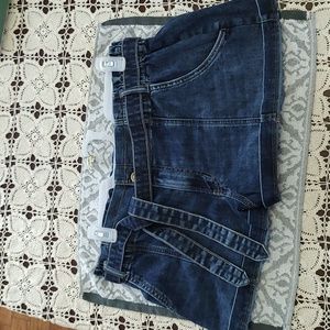 Maurices Paper Bag Shorts Denim Jean SZ: 12